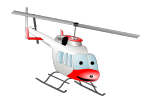 Cartoon Bell helicopter